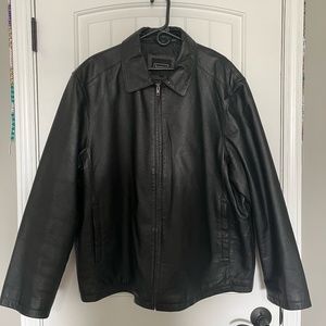 Haggar Men's Leather Jacket
